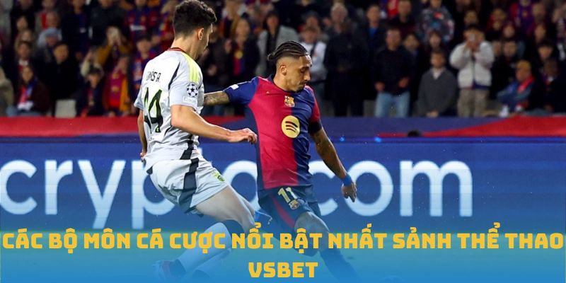 Các bộ môn cá cược nổi bật nhất sảnh thể thao VSBET